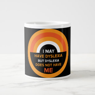 Taza De Café Gigante Dislexia Conciencia   Asistencia   Mug de regalos 