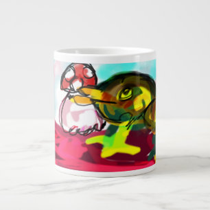 Taza De Café Gigante Diversión de hongos de rana