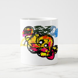 Taza De Café Gigante Diversión de pulpo