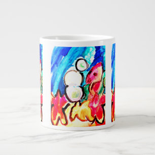 Taza De Café Gigante Diversión del caballito de mar