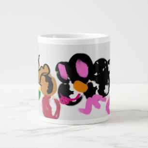 Taza De Café Gigante Diversión del otoño del ratón
