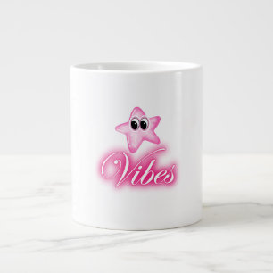 Taza De Café Gigante ✨ Diversión y vibraciones coloridas - Énfasis posi