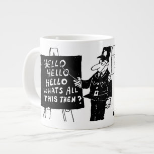 Taza De Café Gigante Divertida Escuela de Formación de la Policía del R