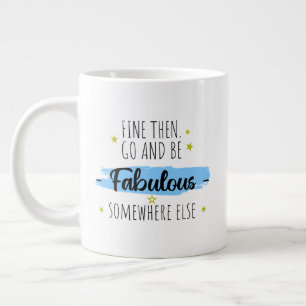 Taza De Café Gigante Divertido Colega se va, se va a trabajar