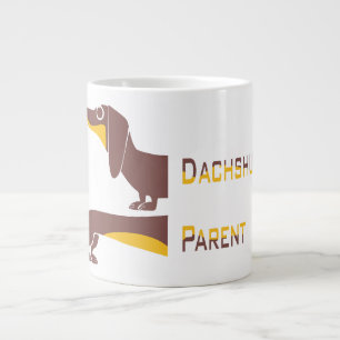 Taza De Café Gigante Divertido dachshund lindo para padres de perros la