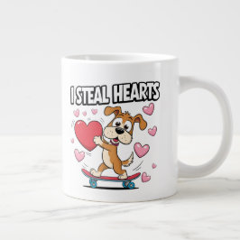 Taza De Café Gigante Divertido Día de San Valentín - Curado, moderno y 