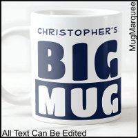 Divertido Nombre Personalizado Texto Dos Tone Navy