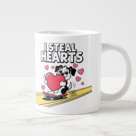 Taza De Café Gigante Divertido y moderno Día de San Valentín para él y 