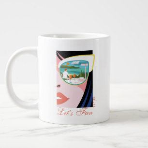 Taza De Café Gigante Divertiémonos - El Lotus blanco