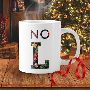 Taza De Café Gigante Diviértete "Sin L" Apodo Personalizado de Navidad
