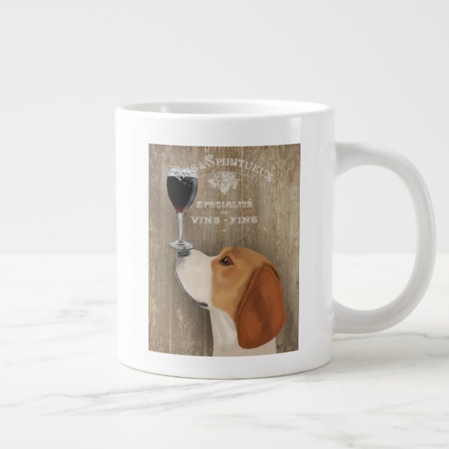 Taza De Café Gigante Dog Au Vin Beagle (Derecha)