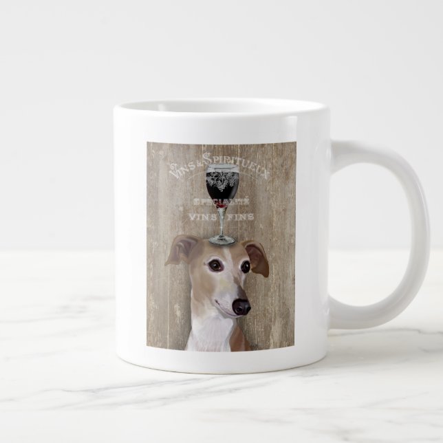 Taza De Café Gigante Dog Au Vin Greyhound (Derecha)