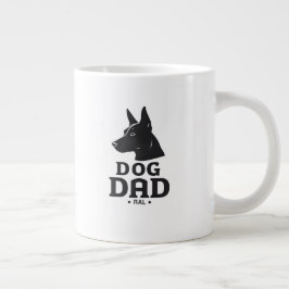 Taza De Café Gigante Dog Dad Gifts for Him – Funny & Custom Gea
