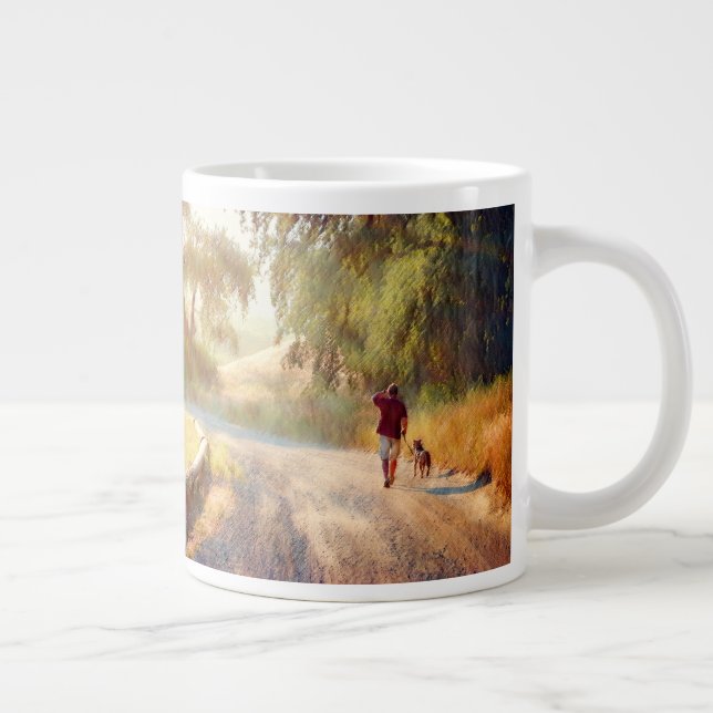 Taza De Café Gigante DOG HEAVEN 20 oz. Jumbo Mug (Derecha)