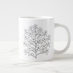 Taza De Café Gigante Dogwood florida - Cornus florida - Plantas nativas