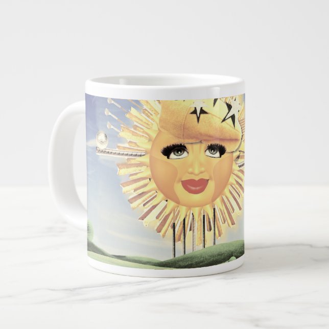 TAZA DE CAFÉ GIGANTE ¡DOMINGO GOLF! (Izquierda)