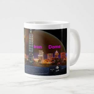 Taza De Café Gigante Domo de hierro de Taiwán