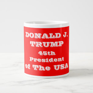 Taza De Café Gigante Donald J. Trump 45° presidente de Estados Unidos