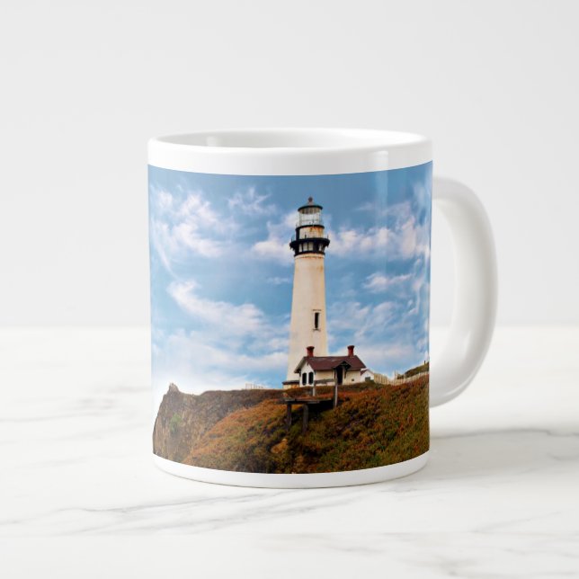 Taza De Café Gigante Donde el cielo se encuentra con el mar (Derecha)