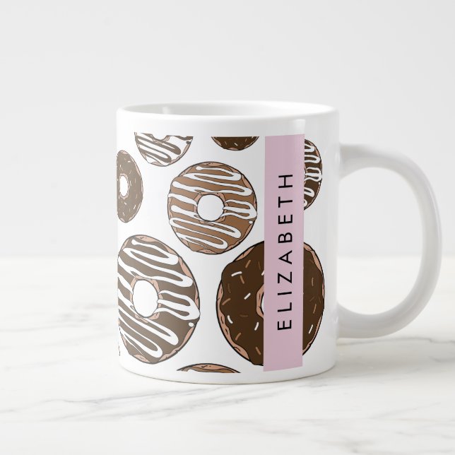 Taza De Café Gigante Donuts de chocolate, donuts de caramelo, gritos, t (Derecha)