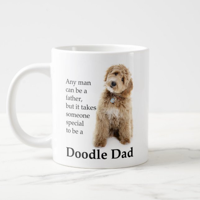 Taza De Café Gigante Doodle Dog Dad (Izquierda)