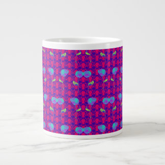 Taza De Café Gigante Dos flores Cupflowers