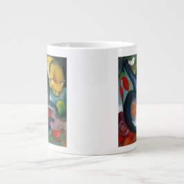 Taza De Café Gigante Dos gatos, Franz Marc 1912