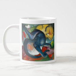 Taza De Café Gigante Dos gatos, Franz Marc 1912