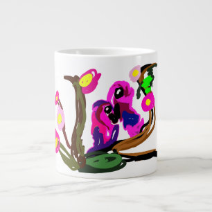 Taza De Café Gigante Dos loros viven