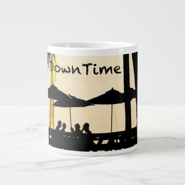 Taza De Café Gigante DownTown Mug (Frente)
