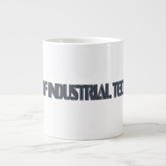 Taza De Café Gigante DR de Tecnología Industrial (Frente)