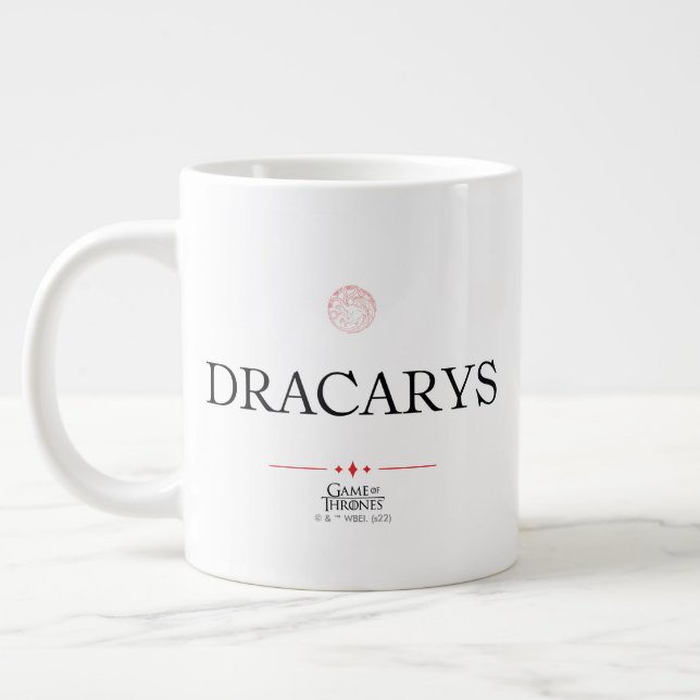 Taza De Café Gigante Dracarys (Izquierda)