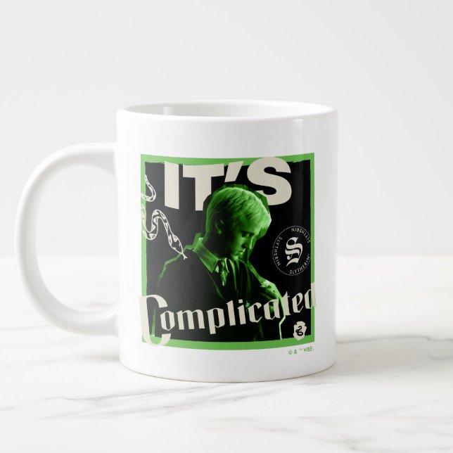 Taza De Café Gigante Draco Malfoy - "Es complicado" (Izquierda)