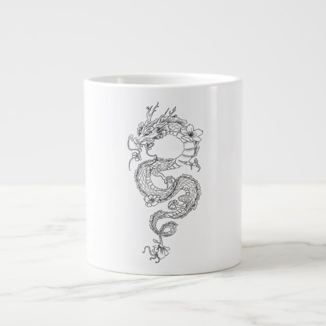 Taza De Café Gigante Dragon (Frente)