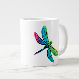 Taza De Café Gigante Dragón arcoiris