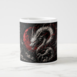 Taza De Café Gigante Dragón de Luna de Sangre