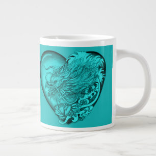 Taza De Café Gigante Dragon Heart