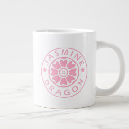 Taza De Café Gigante Dragón Jazmín 20oz Mug - Rosa