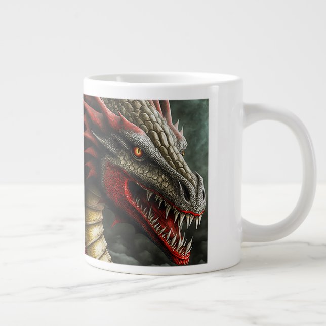 Taza De Café Gigante Dragon Jumbo Mug (Derecha)