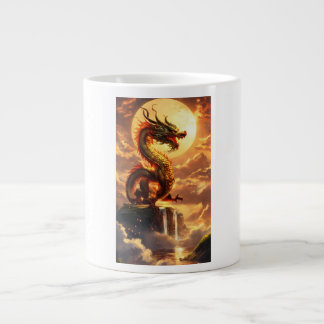 Taza De Café Gigante "Dragon Mug: Sip con fuerza y estilo"