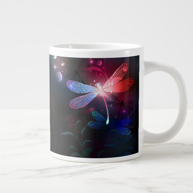 Taza De Café Gigante Dragón rojo (Derecha)