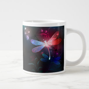 Taza De Café Gigante Dragón rojo
