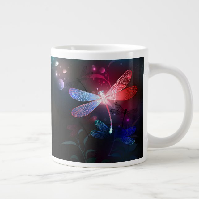 Taza De Café Gigante Dragón rojo (Derecha)