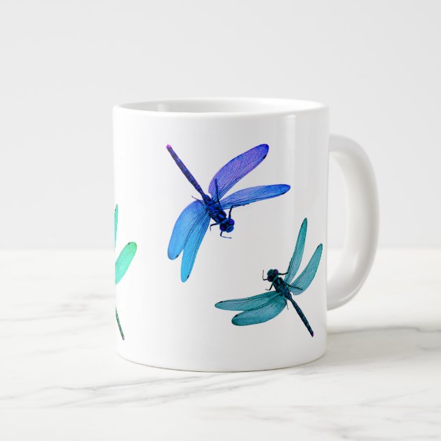 Taza De Café Gigante Dragonflies 20oz Giant Coffee Mug (Derecha)