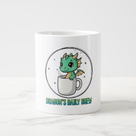 Taza De Café Gigante Dragon's Daily Brew