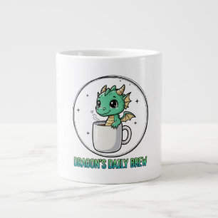 Taza De Café Gigante Dragon's Daily Brew