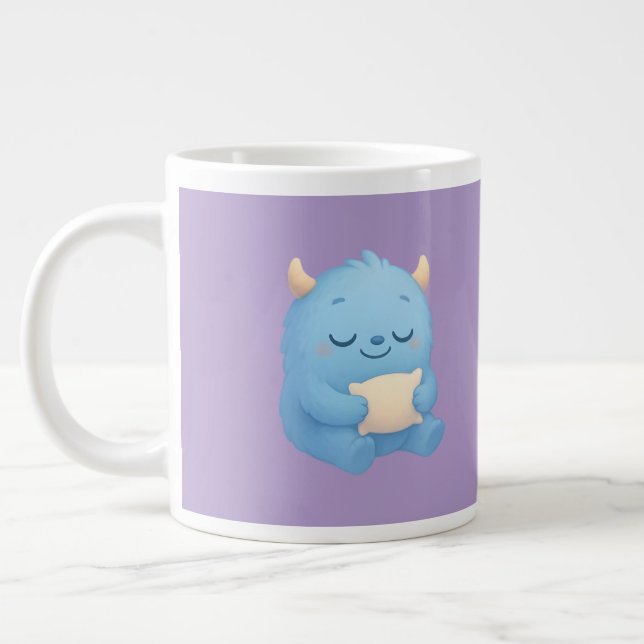 Taza De Café Gigante Dreamy Sleep Monster Kids Mug — Sweet Dreams (Izquierda)