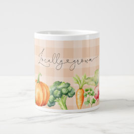 Taza De Café Gigante Ducha de bebé de calabaza otoñal de origen local