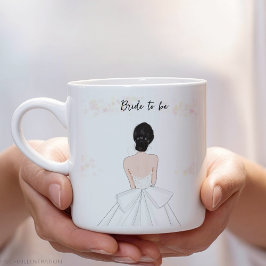 Taza De Café Gigante ducha de novia, Novia a punto de casarse, 