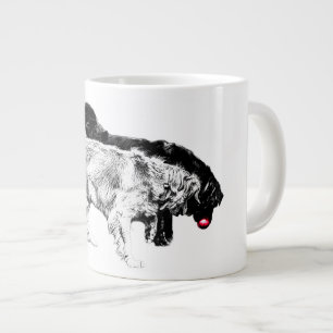 Taza De Café Gigante Duel de la luna de cosecha